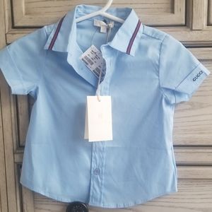 Gucci boys button up shirt